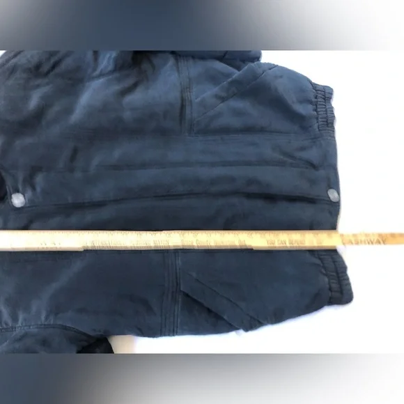 Vtg Oversized Silk Bomber Jacket - Picture 12 of 16